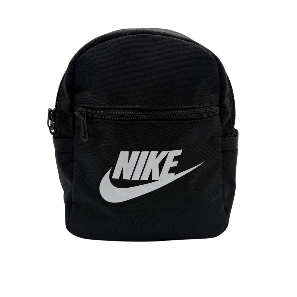 Nike Mini Backpack Womens Small Black Excellent Futura 365 Sportswear Bag